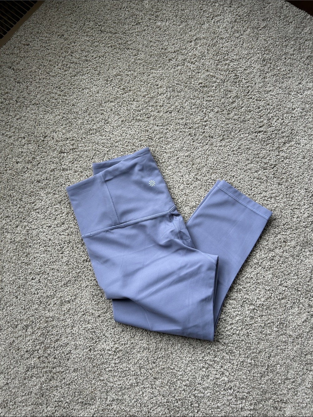 Athleta Elation Lavender-Gray High-Rise Capri Legging